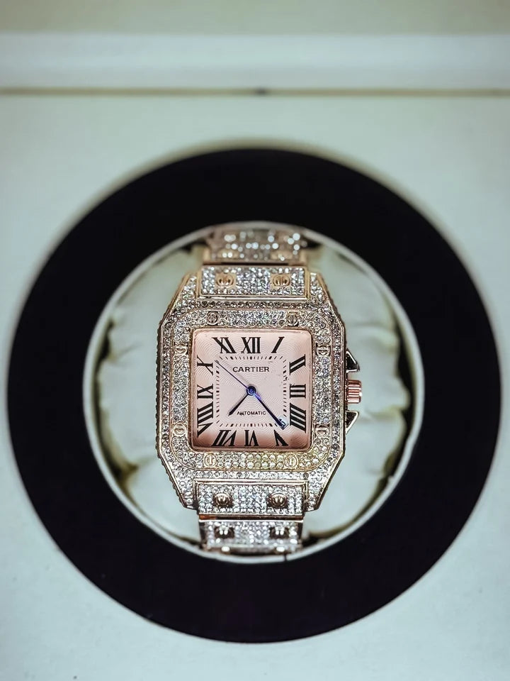 Car.tier Iced Slim Watch