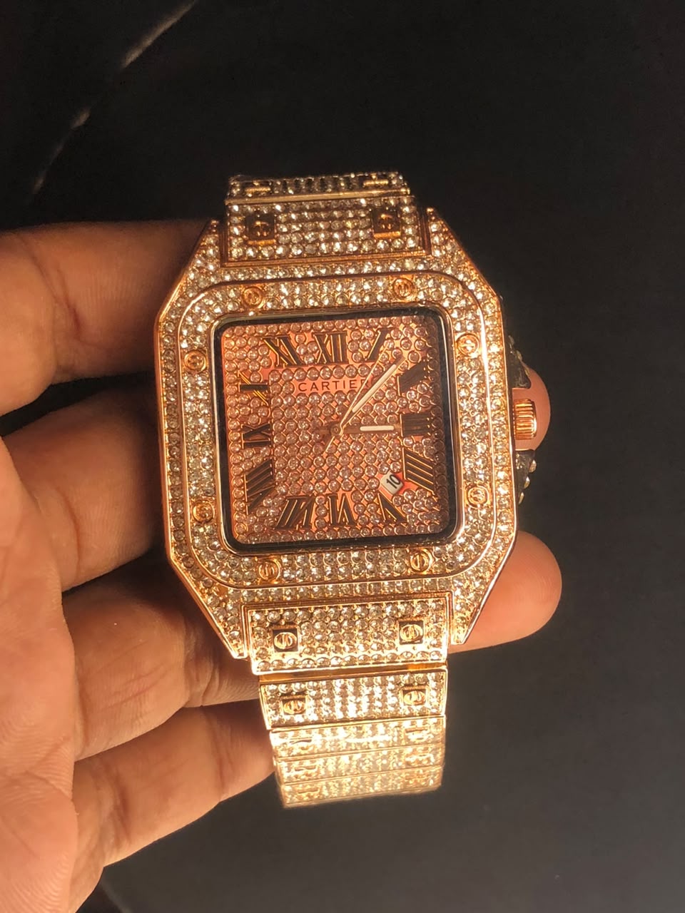 Car.tier Iced Slim Watch
