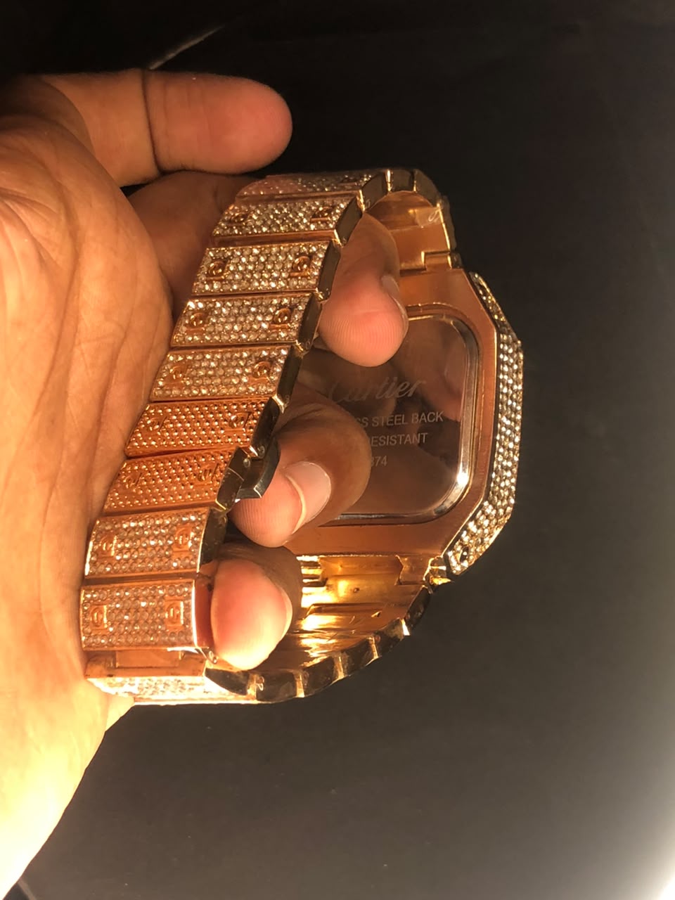 Car.tier Iced Slim Watch