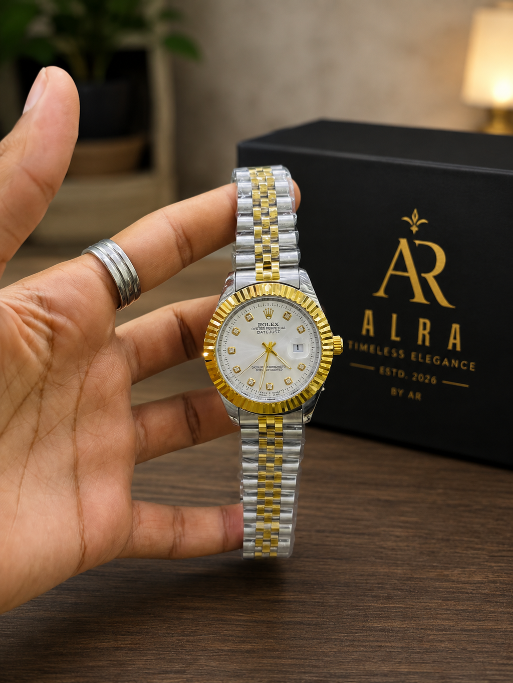 ALRA Luxury Datejust Style Watch – Premium Two-Tone Design